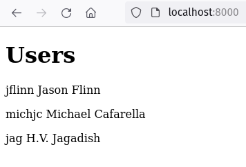 screenshot setup flask with database